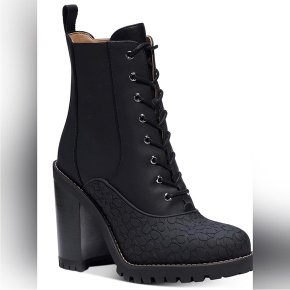 Coach Black haven boots NEWS ! Size 9.5 - Picture 1 of 7